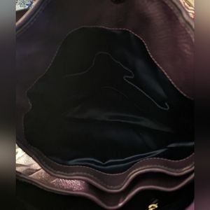 Lambskin leather coach pocketbook